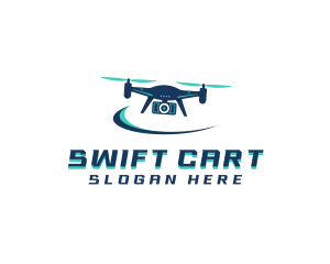 Camera Drone Surveillance logo design