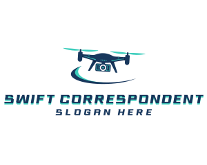 Camera Drone Surveillance logo design