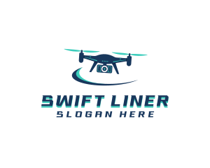 Camera Drone Surveillance logo design