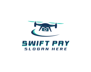 Camera Drone Surveillance logo design