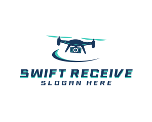 Camera Drone Surveillance logo design