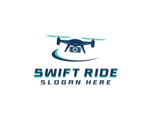 Camera Drone Surveillance logo design