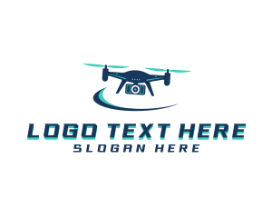 Spy - Camera Drone Surveillance logo design