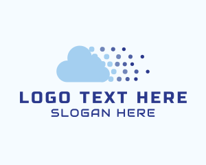 Weather - Cloud Data Technology logo design