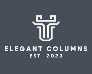 Column Pillar Architecture logo design