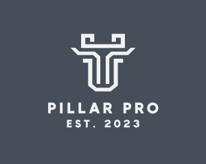 Column Pillar Architecture logo design