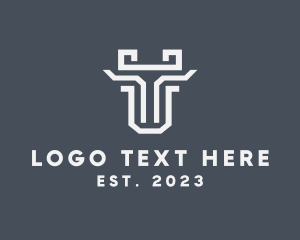 Company - Column Pillar Architecture logo design