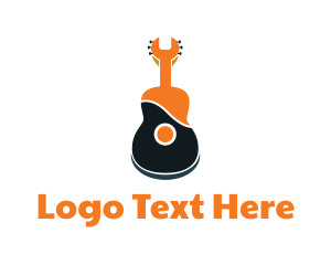 Sound - Music Guitar Wrench logo design