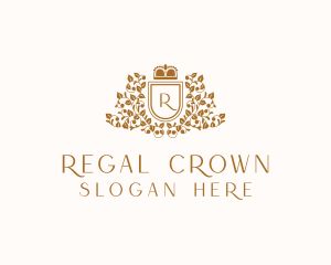 Royalty Crown Ornament logo design