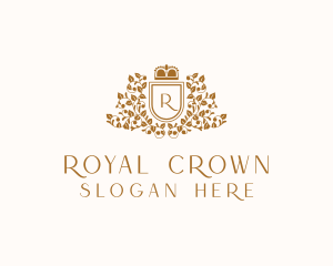 Royalty Crown Ornament logo design