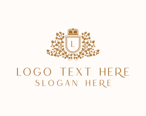 Victorian - Royalty Crown Ornament logo design