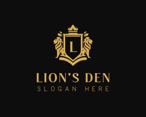 Regal Lion Heraldry logo design