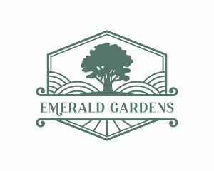 Tree Planting Garden logo design