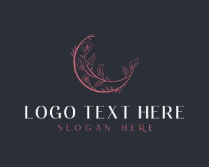 Holistic - Moon Floral Boutique logo design