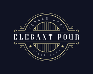 Elegant Brewery Business logo design