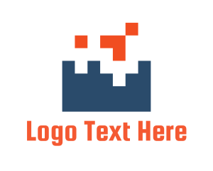 Pixel - Game Pixels logo design