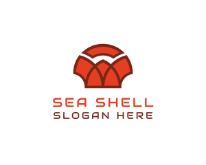 Botanical Floral Shell logo design