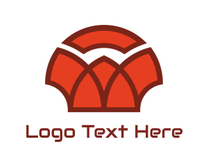 Oil And Gas - Red Abstract Shell logo design