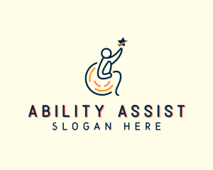 Disability - Wheelchair Disability Clinic logo design