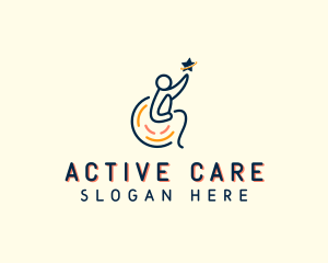 Physiotherapy - Wheelchair Disability Clinic logo design