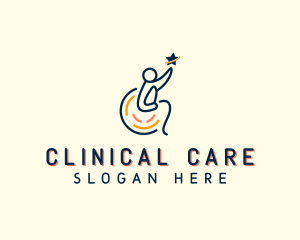 Wheelchair Disability Clinic logo design