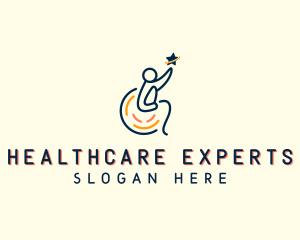 Wheelchair Disability Clinic logo design