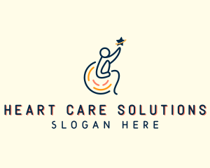 Wheelchair Disability Clinic logo design