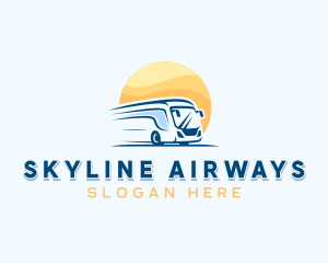 Travel Bus Vehicle logo design