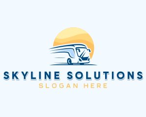 Travel Bus Vehicle logo design