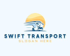 Travel Bus Vehicle logo design