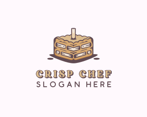 Caramel Sweet Cake logo design