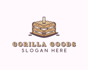 Caramel Sweet Cake logo design