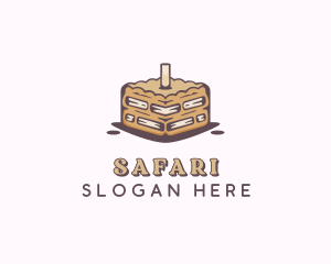 Baklava - Caramel Sweet Cake logo design