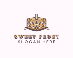 Caramel Sweet Cake logo design