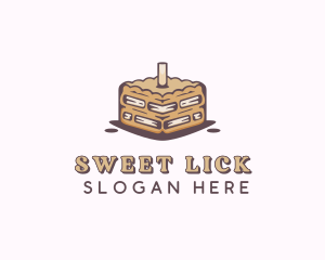 Caramel Sweet Cake logo design