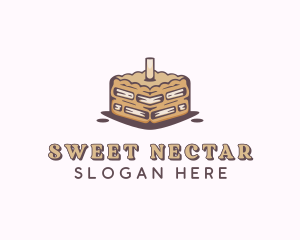 Caramel Sweet Cake logo design