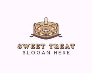 Caramel Sweet Cake logo design