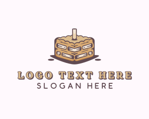 Caramel Sweet Cake Logo