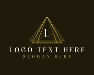 Investor - Luxury Triangle Pyramid logo design