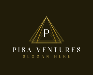 Luxury Triangle Pyramid logo design