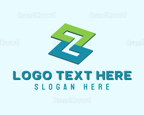 Letter Z Property Construction Logo