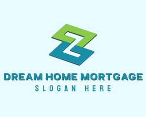 Mortgage - Property Construction Letter Z logo design