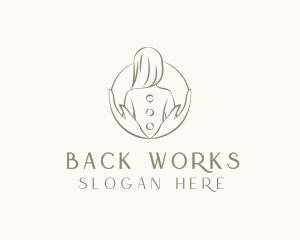 Back - Wellness Therapy Spa logo design