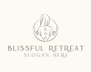 Pamper - Wellness Therapy Spa logo design