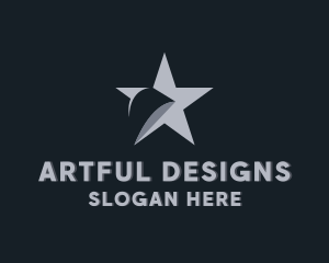 Star Swoosh Art Studio  logo design