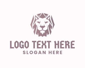Simba - Lion Mane Hunter logo design