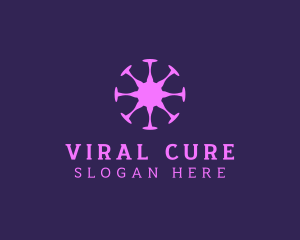 Disease - Virus Outbreak Germ logo design