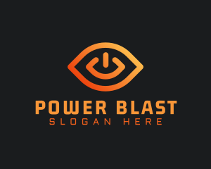 Eye Power Button logo design