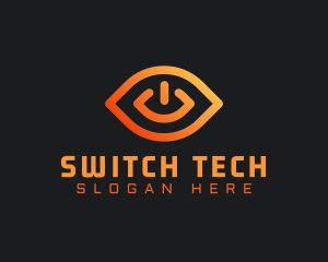 Switch - Eye Power Button logo design