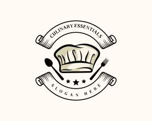 Culinary Chef Toque logo design